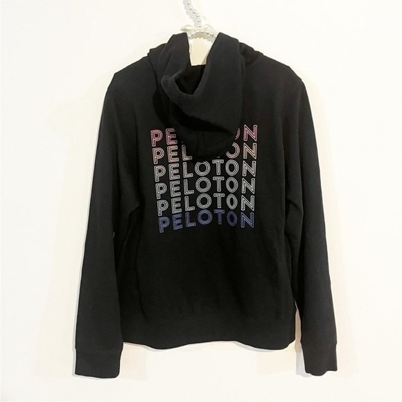 Peloton Ultimate Zip Up Black Hoodie Sz M NWT - Picture 6 of 8